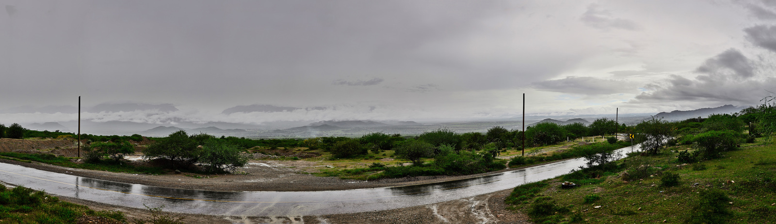 Mexican mountains and other clouds - My, Mexico, Relocation, Landscape, The photo, Панорама, Laziness, , Longpost