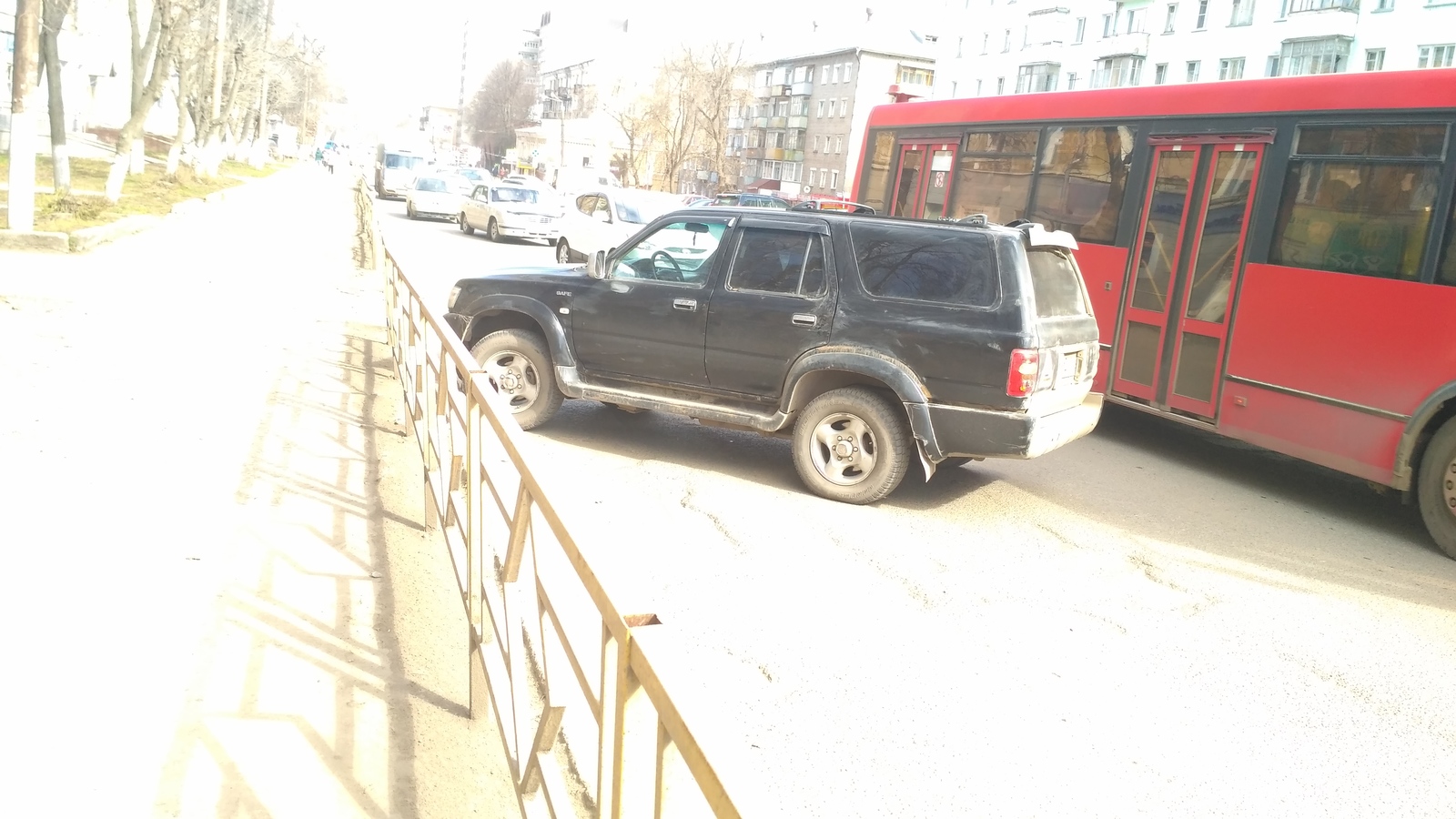 A parking genius or I'm above everyone and there are no rules for me. - My, Kirov, Parking Wizard, Violation, Law, Longpost