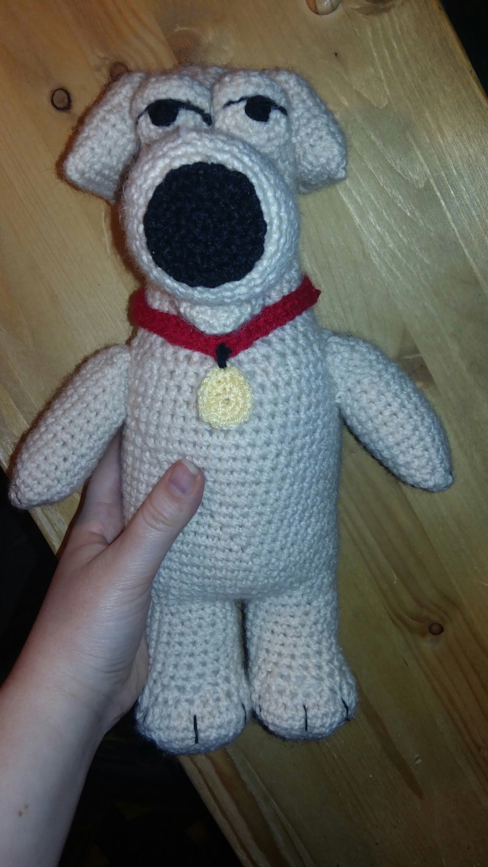 Brian Griffin - My, Knitting, Family guy, Brian Griffin, Best friend, Longpost
