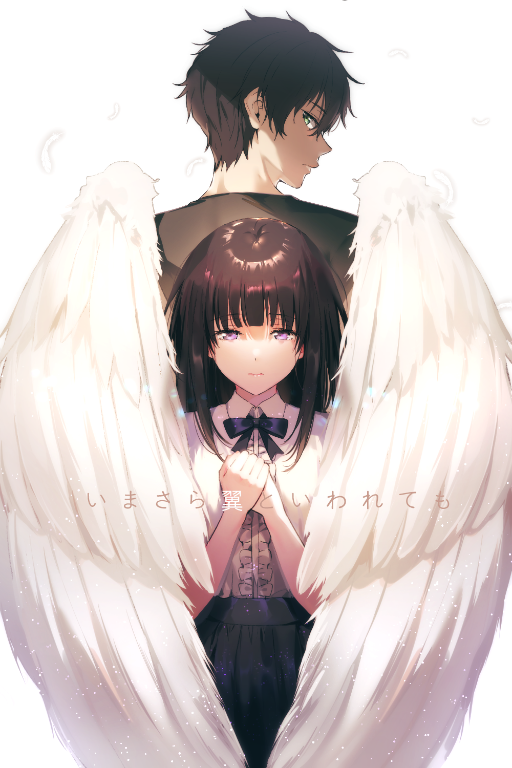 Hyouka - Anime Art, Аниме, Hyouka, Oreki houtarou, Eru Chitanda, Mery