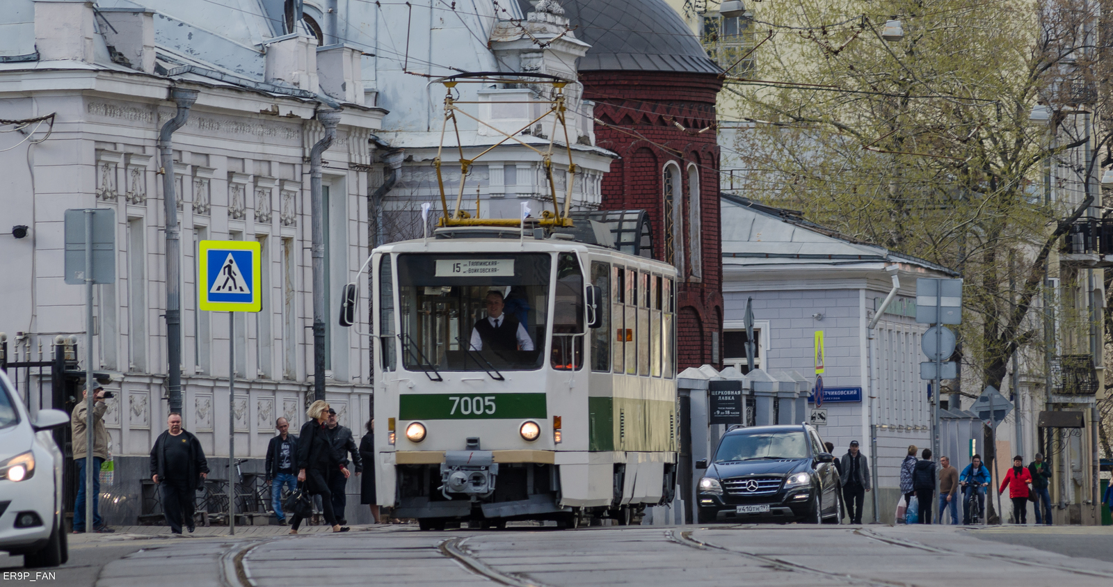 Tram parade in Moscow. - My, , Moscow, Mosgortrans, Museum, Moscow, Transport, Tram, Spring, Longpost