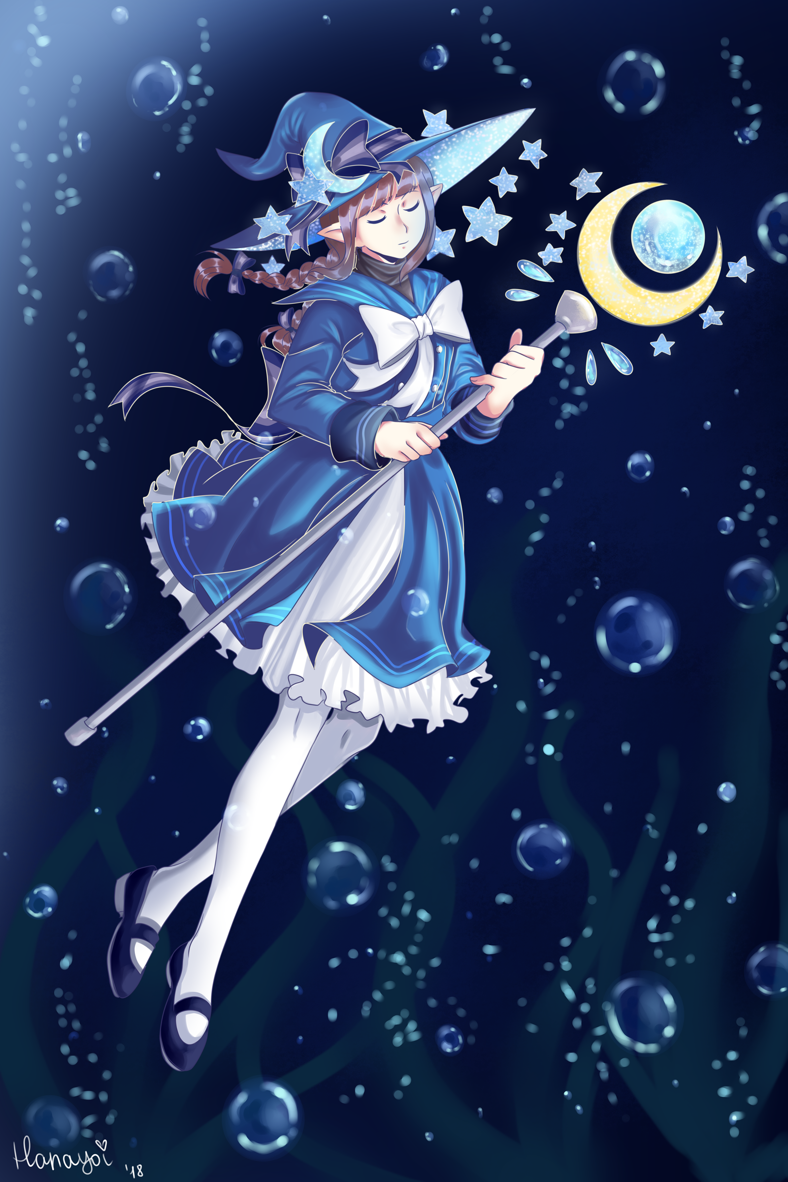 Wadanohara - Моё, Аниме, Anime Art, Wadanohara, Wadanohara and the Great Blue, Watgbs