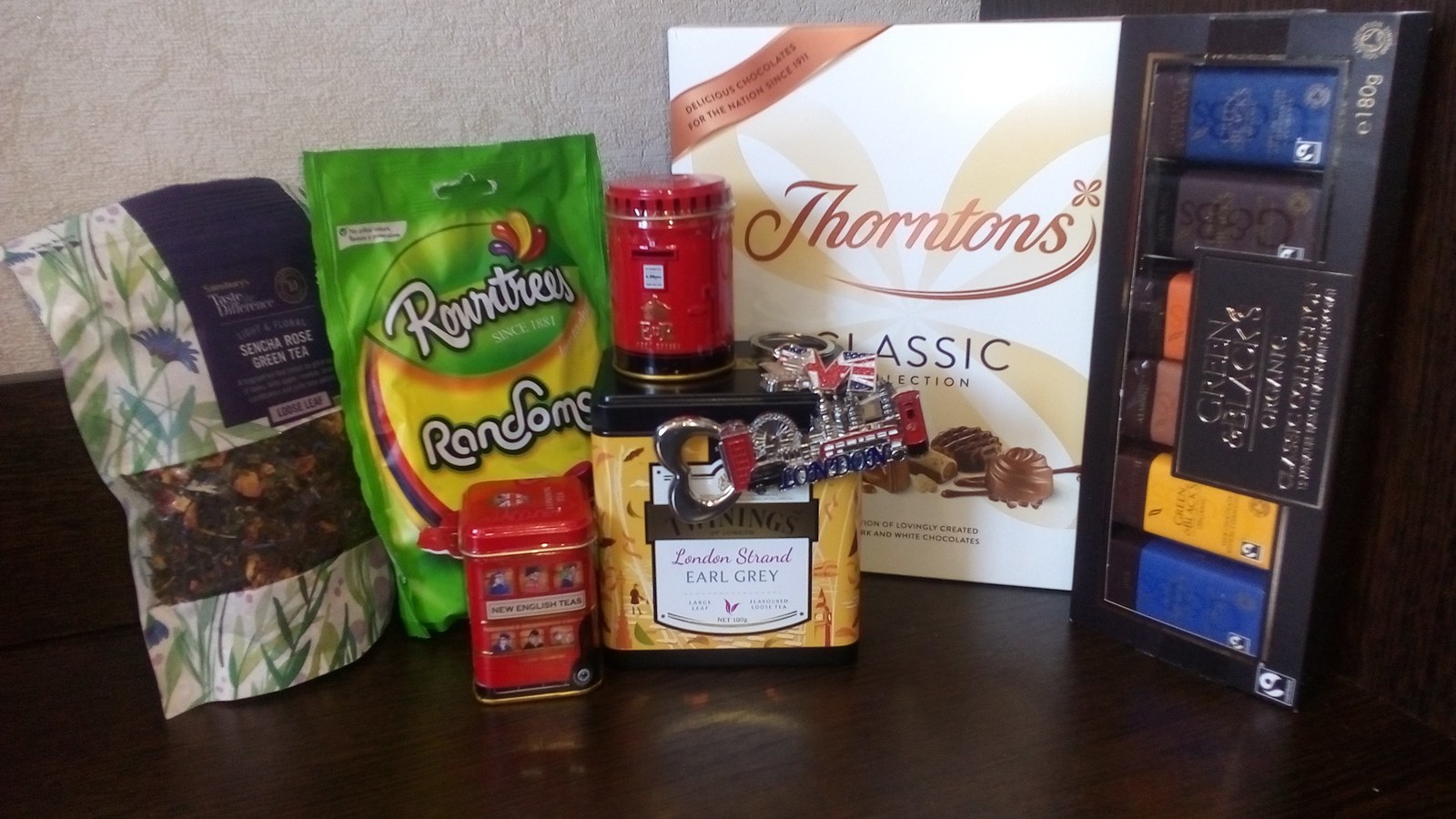 Parcel from England - My, Package, Gift exchange, Tea, Candy