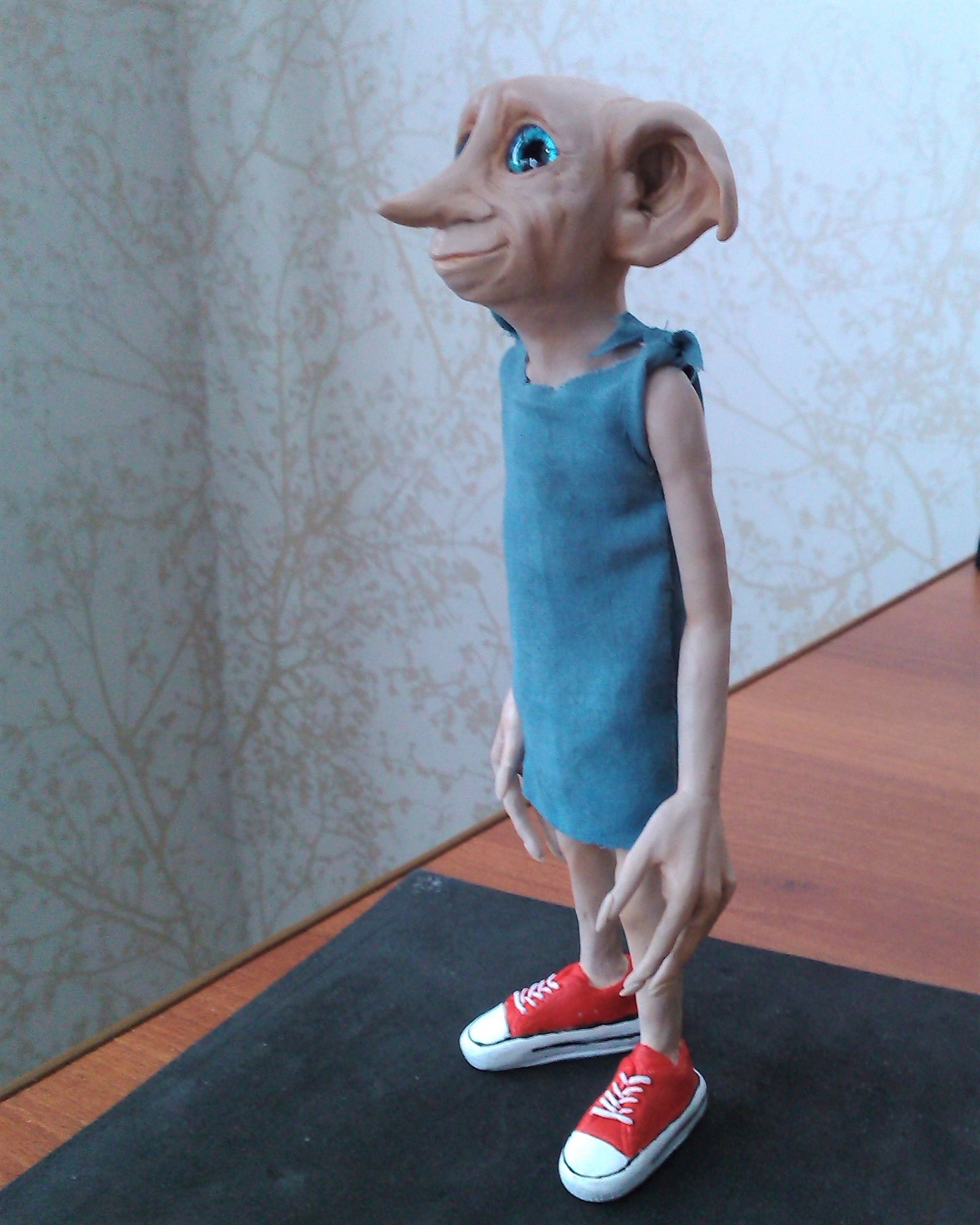 Dobby the free elf - My, Dobby, Harry Potter, Figurine, Needlework without process, Longpost, Figurines