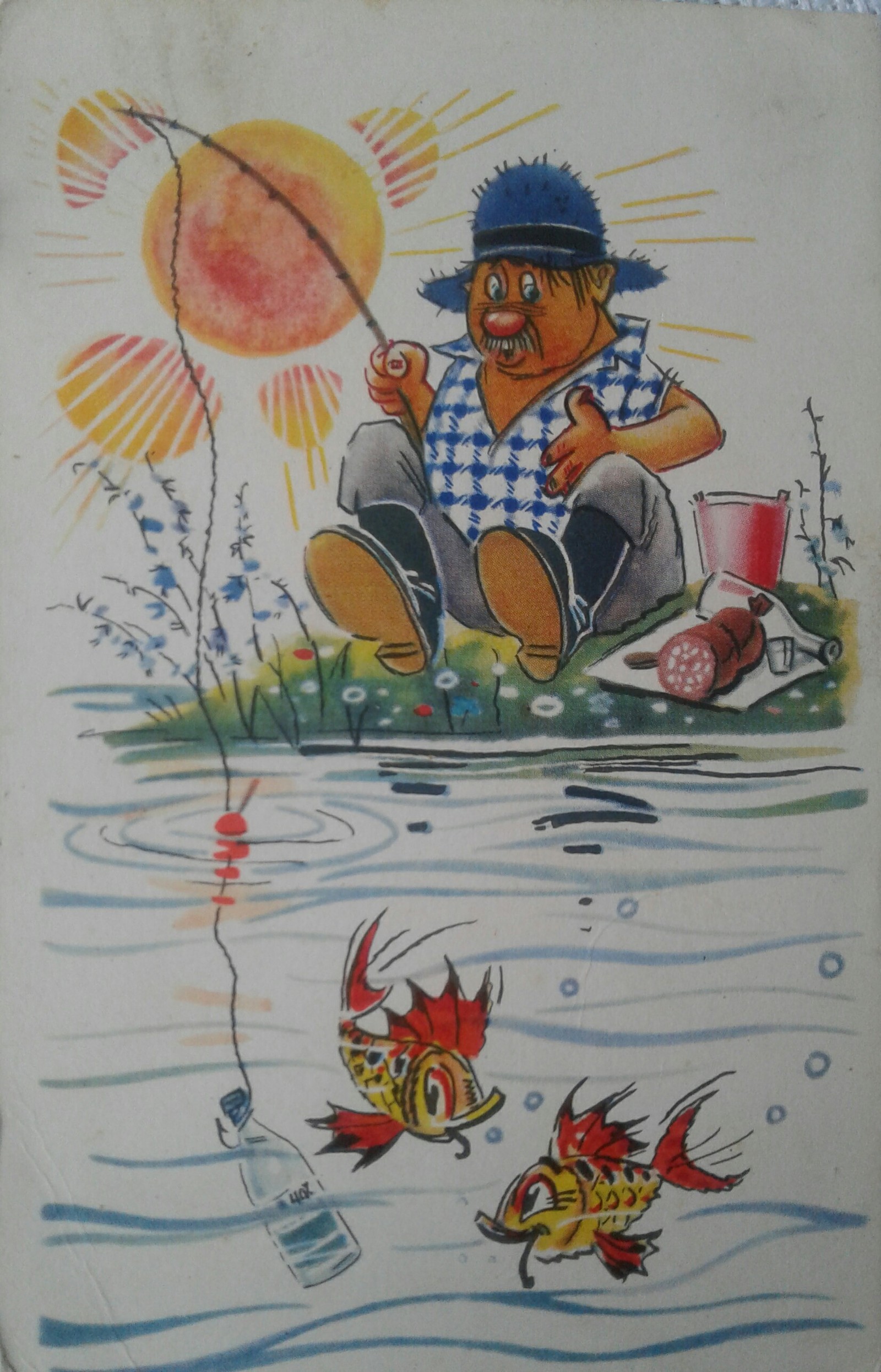 Soviet artist - Postcard, Humor, Longpost