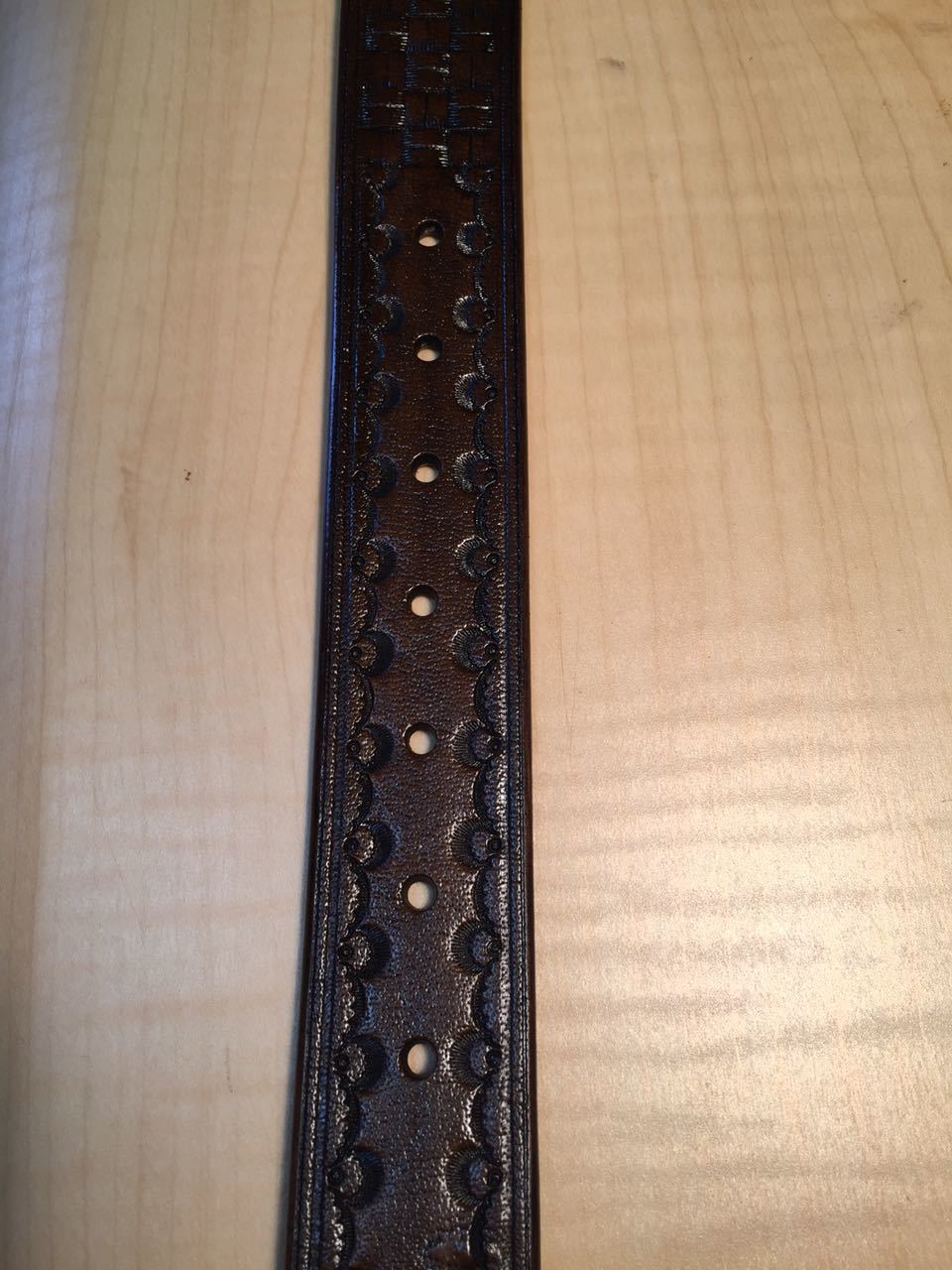 Antique matting belt - My, Handmade, Handmade, , Belt, Leather, Embossing on leather, Buckle, Buffalo, Longpost