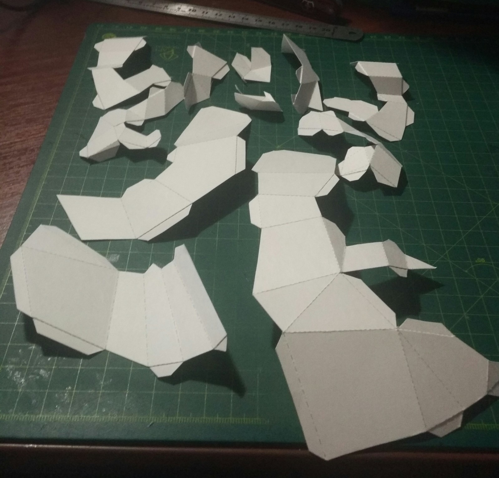 Paper art: polygonal turtle - My, Papercraft, Turtle, Handmade, Creation, Longpost