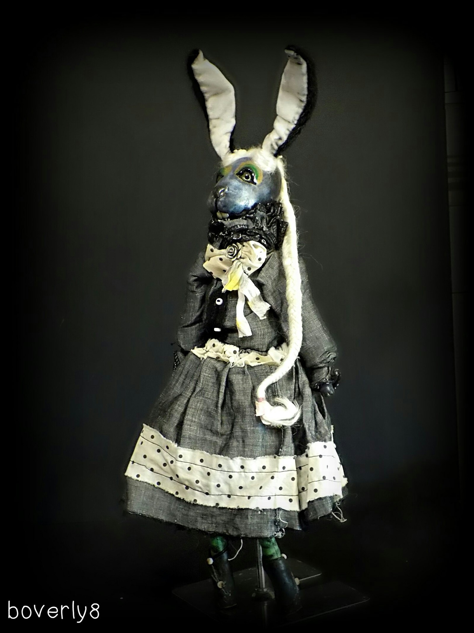 Charlize - My, Hare, Doll, Needlework without process, With your own hands, Copyright, Longpost