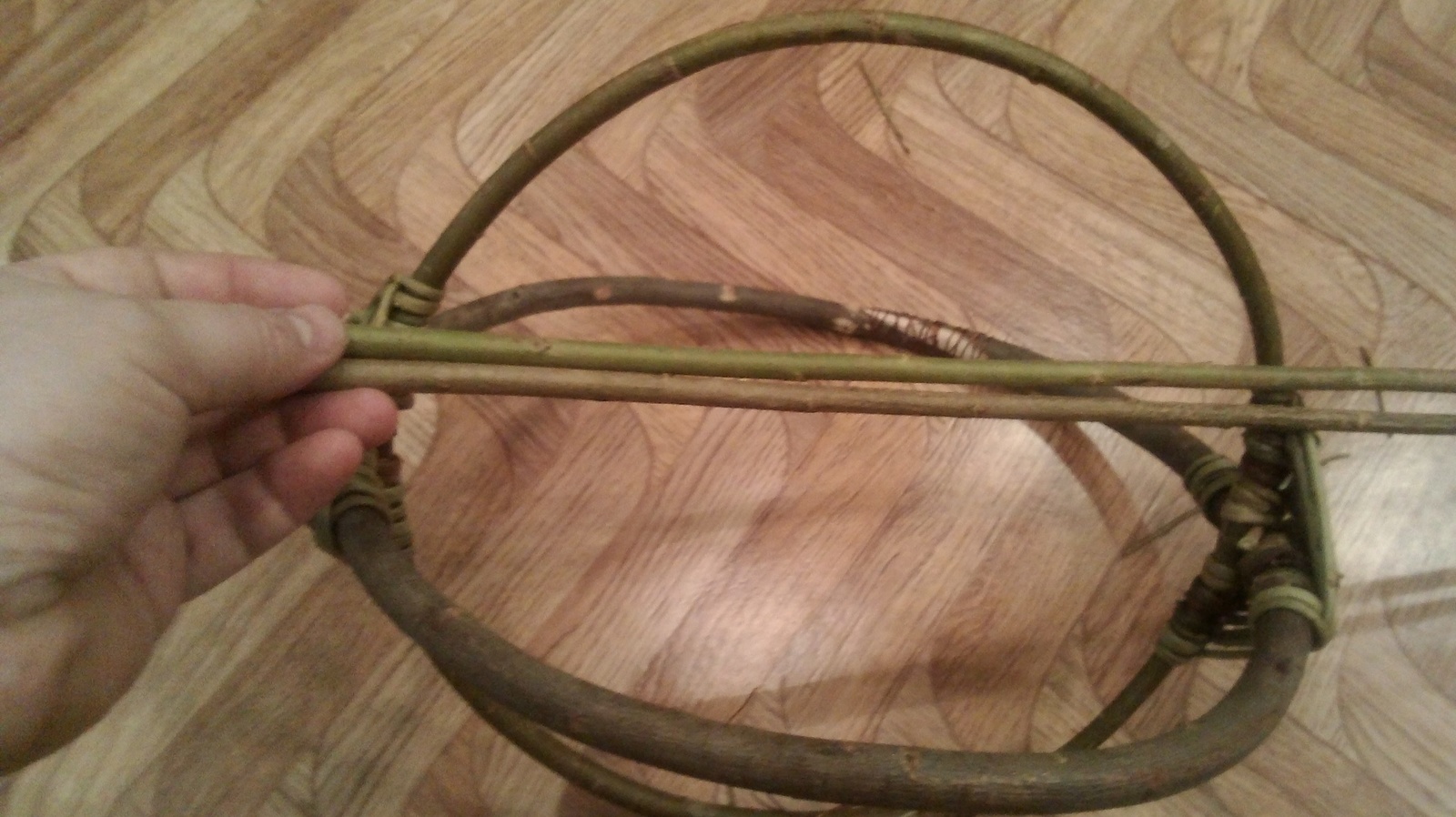 Weave from willow twigs. - My, Weaving from rods, Basket weaving, , Longpost