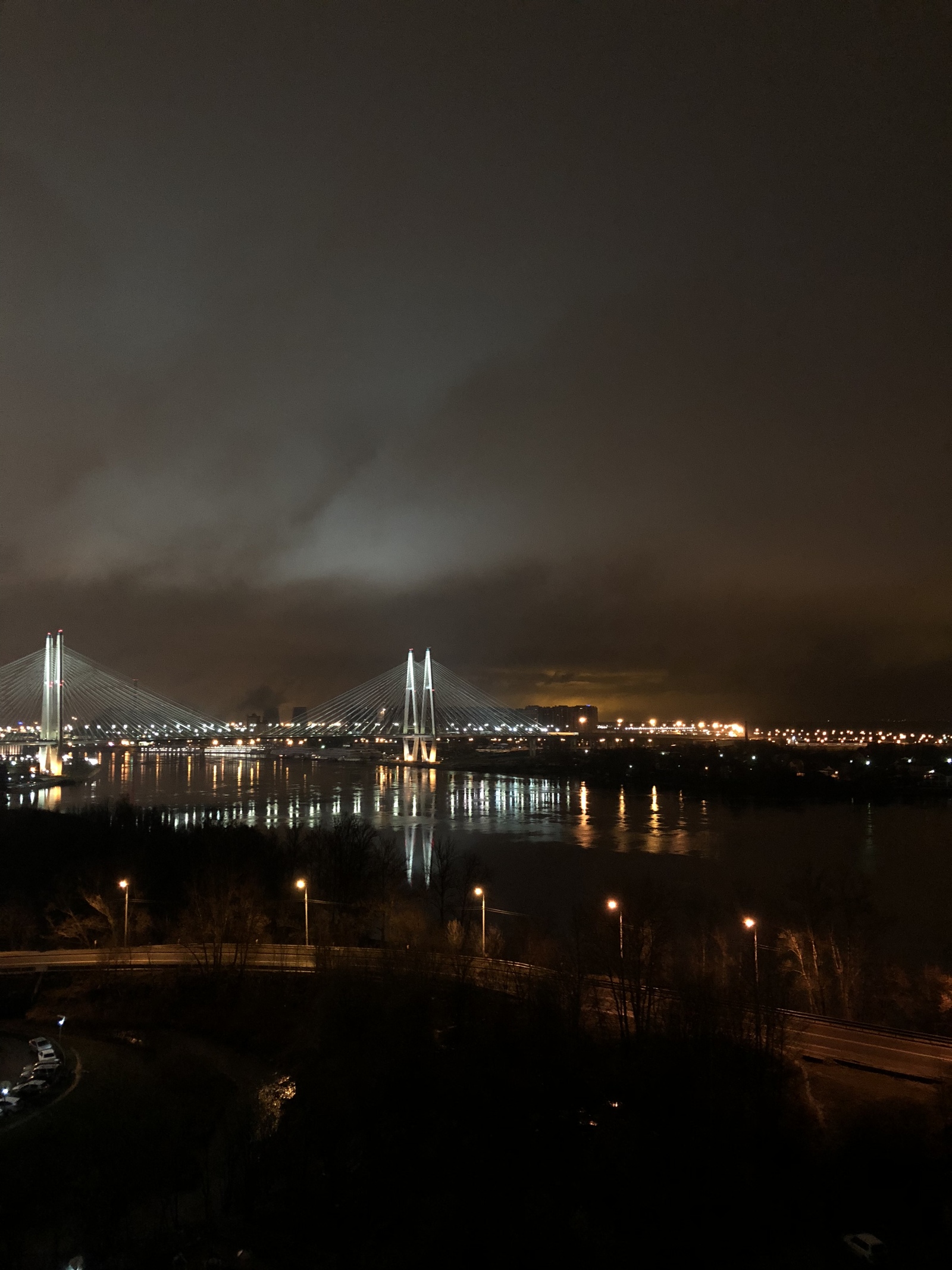 northern capital - My, Saint Petersburg, Night, cat, Longpost