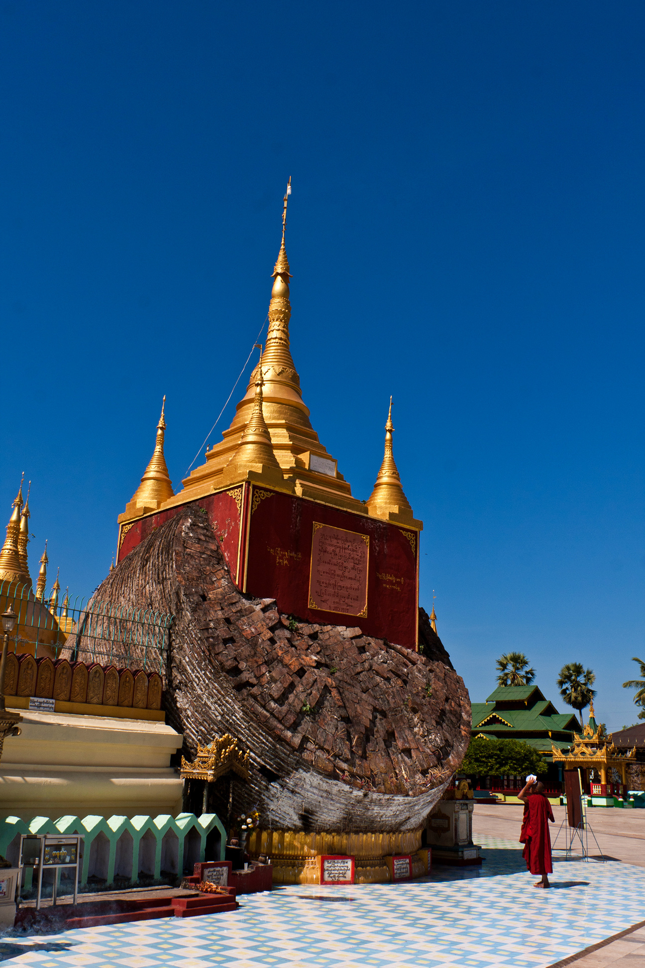 Shwemawdaw Pagoda in Bago, Myanmar - My, Myanmar, Buddhism, Traditions, The culture, Religion, Pagoda, Travels, Longpost