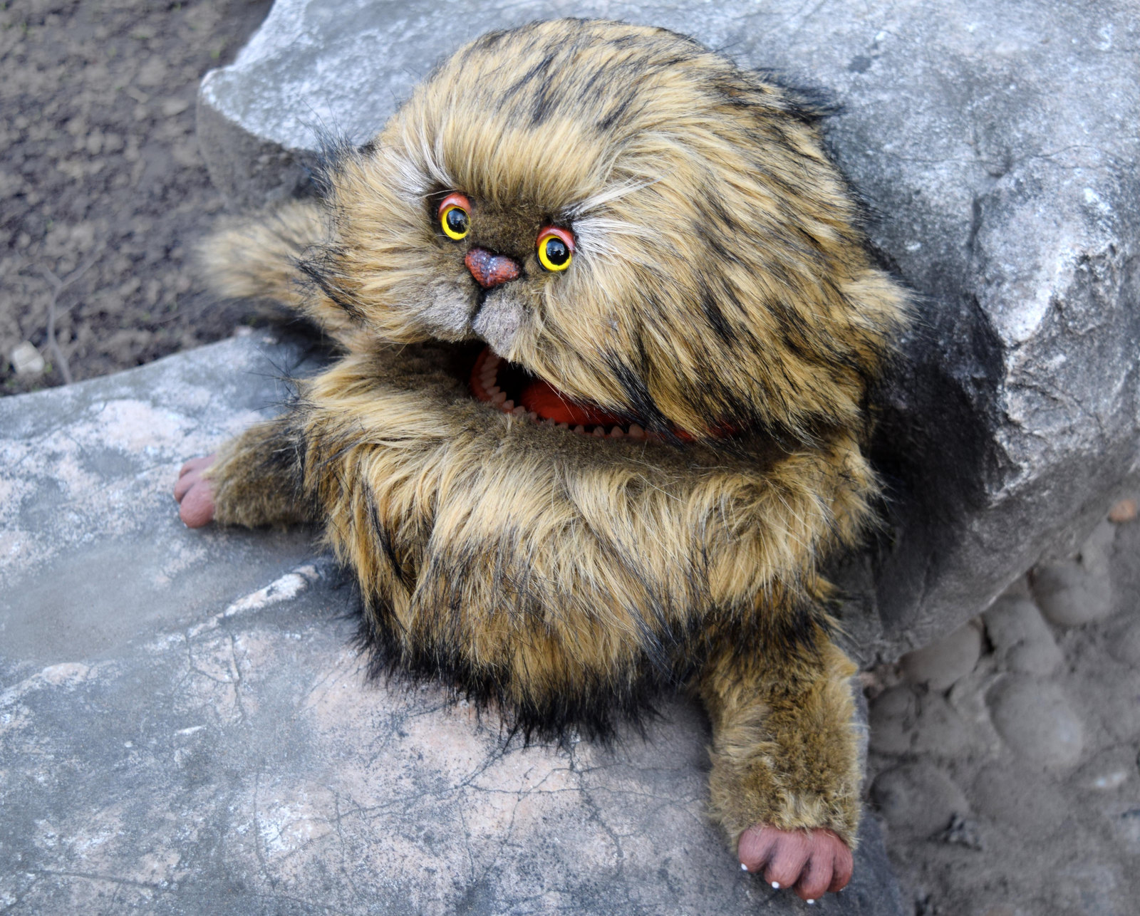 FizzGig from the movie Dark Crystal - My, Needlework without process, Movies, Handmade, Copyright, Author's toy, Polymer clay, Longpost