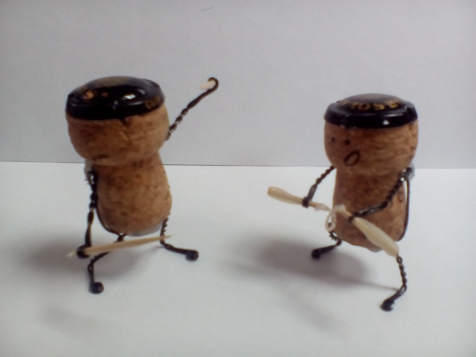 Champagne corks, toothpicks and your army is ready for battle - Army, Humor, Crafts, Longpost