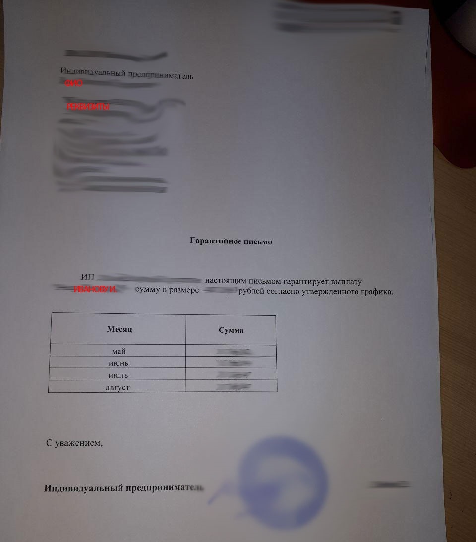 League of Lawyers, help: the legal force of a letter of guarantee - My, League of Lawyers, Guarantee, Question, No rating, Legal aid, Help, Clarification