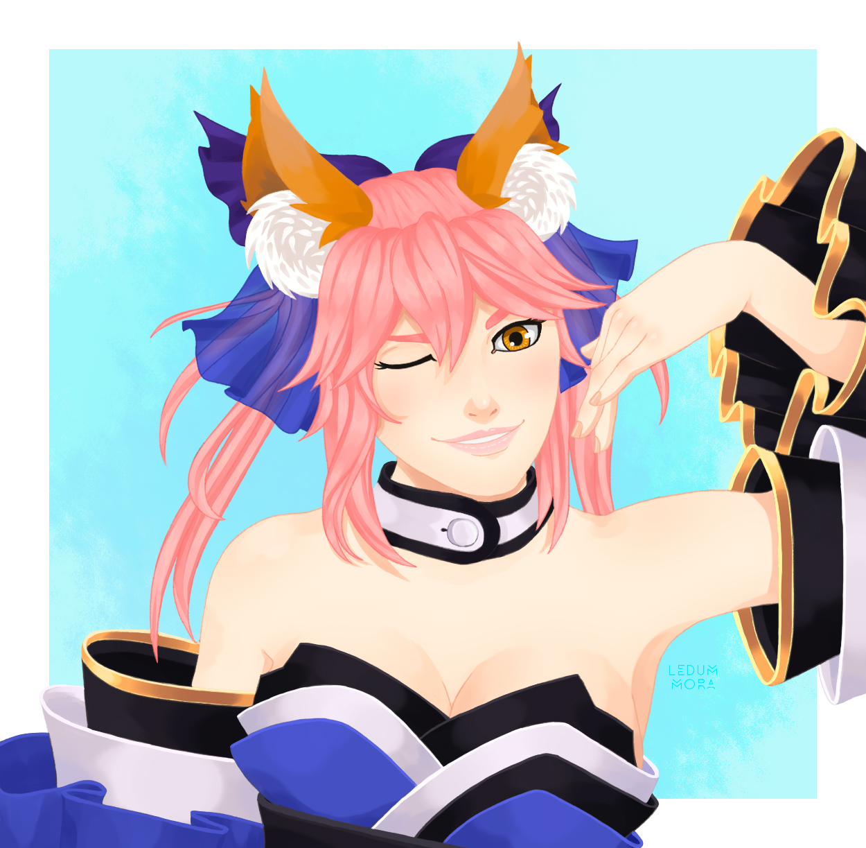 Tamamo no mae - My, Tamamo no mae, Fate grand order, Fate-Extra, Caster, Anime art, Anime