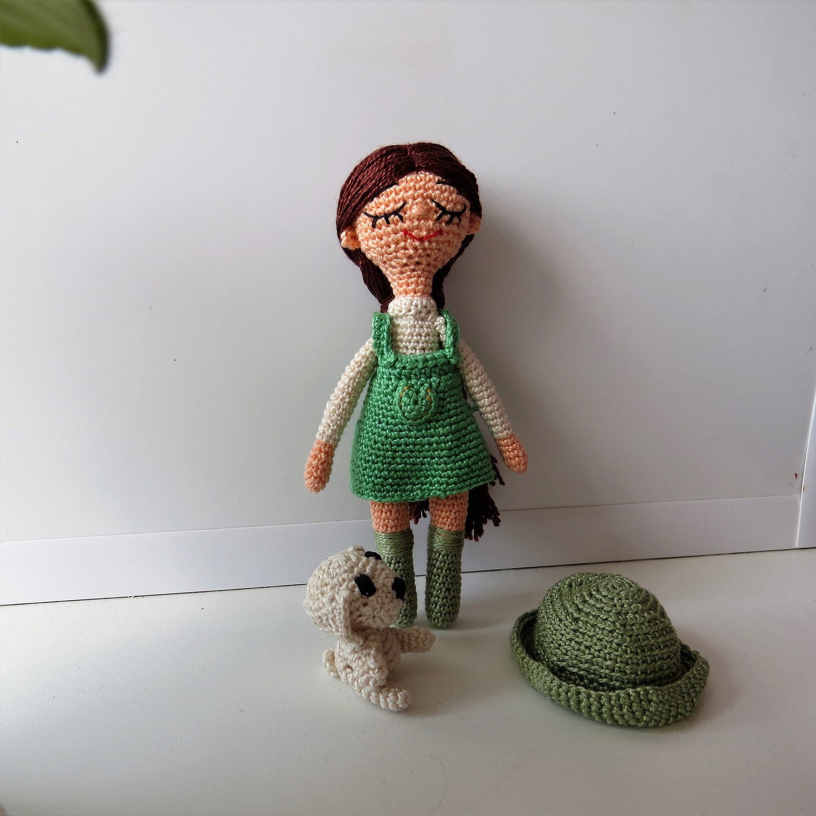 Sonya doll - My, , Needlework, Needlework without process, Crochet, Knitting, Doll, Knitted toys, Longpost