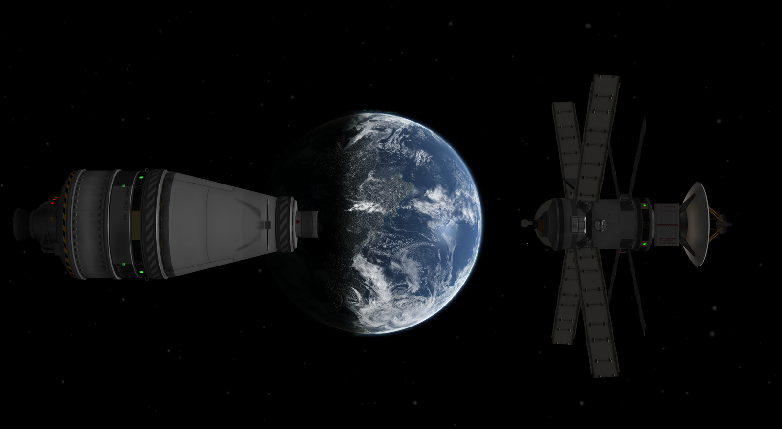 [KSP] Career with GPP, part 6. Splendor of Planet Tellumo. - My, Kerbal space program, Games, Cosmosims, Let-play, Longpost