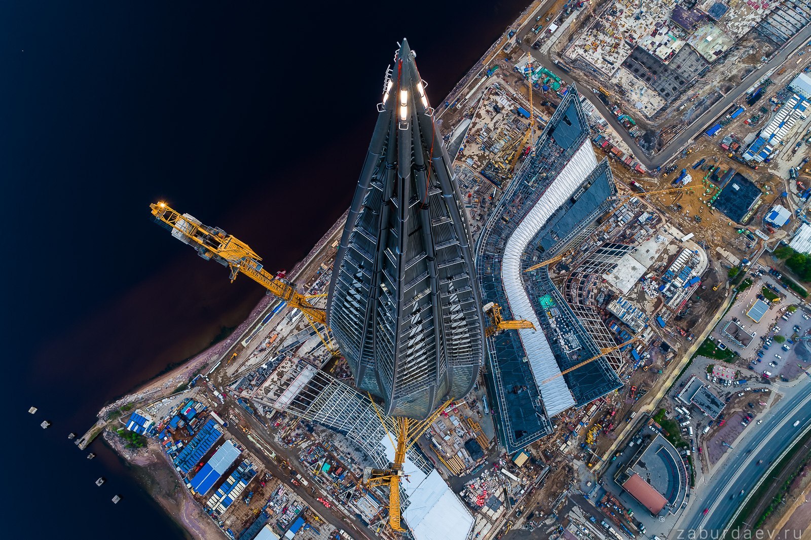 Burn, burn, my star! - , Lakhta Center, Saint Petersburg, Quadcopter, The photo, Longpost