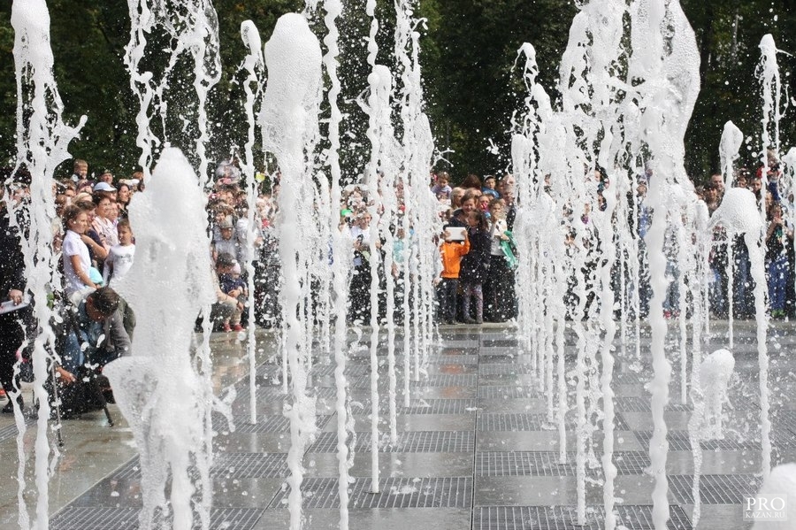 Gorky Park in 100 years: from folk festivals with samovars to a light fountain (Kazan) - Gorky Park, Kazan, , Longpost