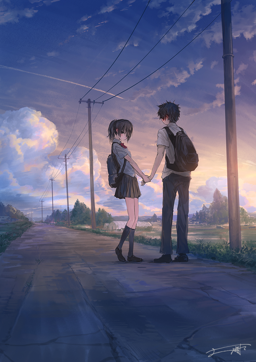 Shimizu - , Anime art, Longpost