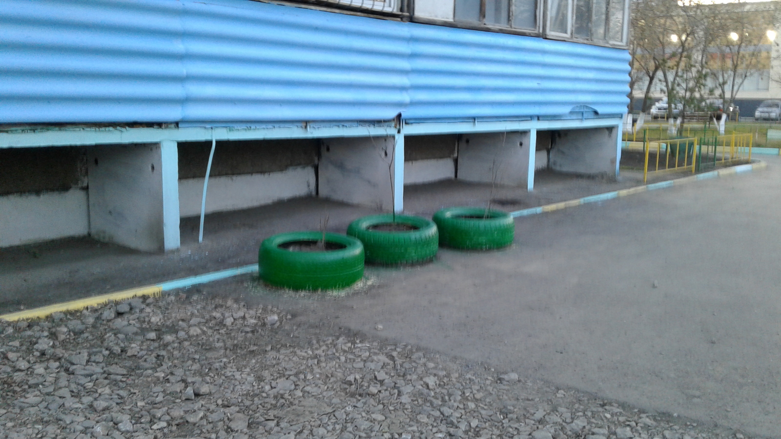 Universiade 2019 in Krasnoyarsk is coming soon. tire disaster - My, Universiade 2019, Tires, Beautification, Krasnoyarsk, Longpost