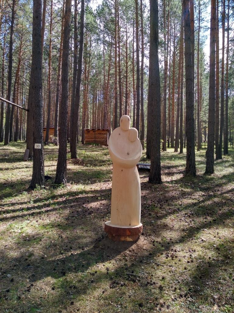 Lukomorye 2018 - Festival of Wooden Sculptures - My, Lukomorye, Wood sculpture, Irkutsk, The festival, Art, Animals, Holidays, Nature, Longpost