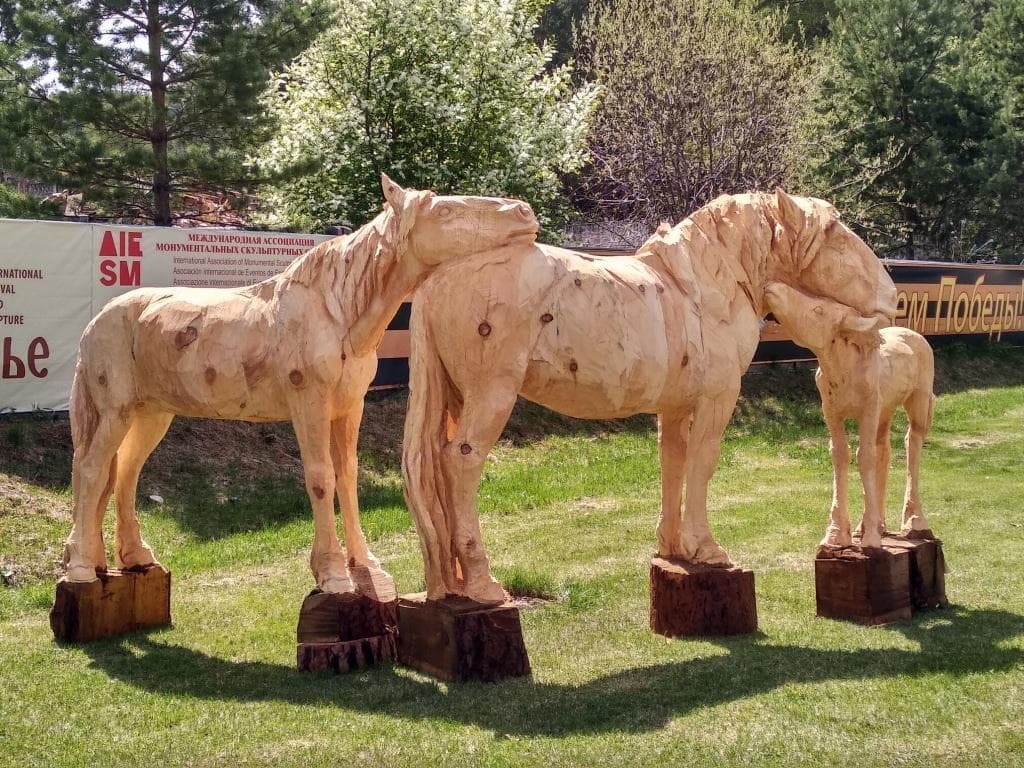 Lukomorye 2018 - Festival of Wooden Sculptures - My, Lukomorye, Wood sculpture, Irkutsk, The festival, Art, Animals, Holidays, Nature, Longpost