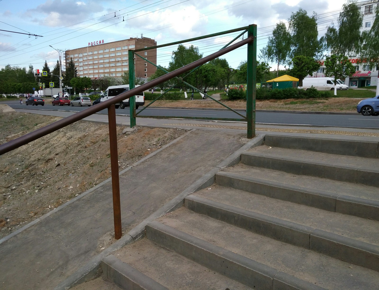 Cheboksary, stop Russia. new stop) - My, And so it will do, The photo, Russia, Ramp, Tags are clearly not mine