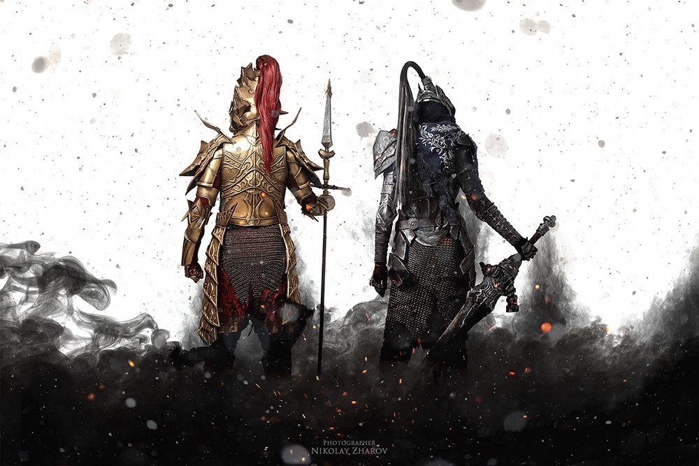 Dark Souls, Ornstein&Artorias cosplay - My, Dark souls, Cosplay, Knight Artorias, Dragon slayer ornstein, Fromsoftware, Longpost
