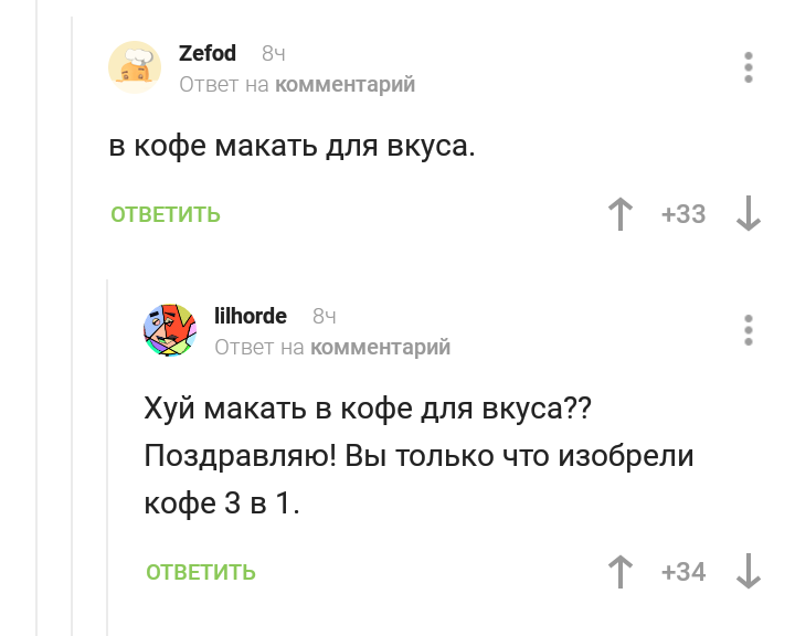 Кофе от пикабушников(3 в 1) - Комментарии, Скриншот, Кофе, Сгущенка, Длиннопост