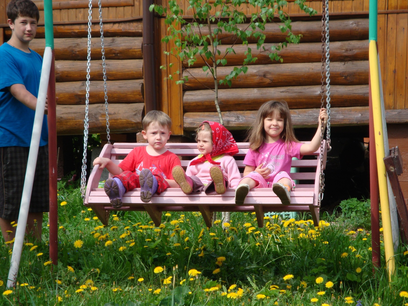 Swing at the cottage for children - Swing, Dacha, With your own hands