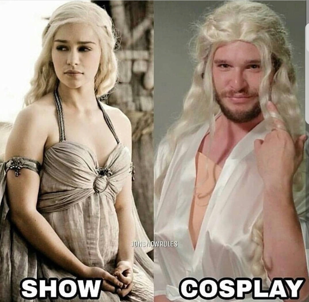 In my opinion, the best cosplay on the Game of Thrones! - Cosplay, Game of Thrones, Kit Harington, Longpost