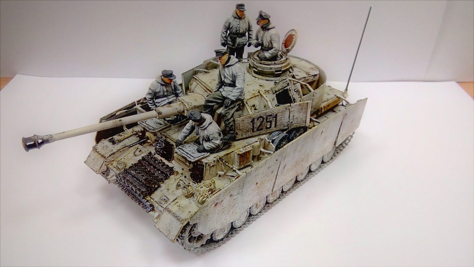 Panzer IV Ausf.H Star 1/35 - My, Modeling, Miniature, Story, Longpost