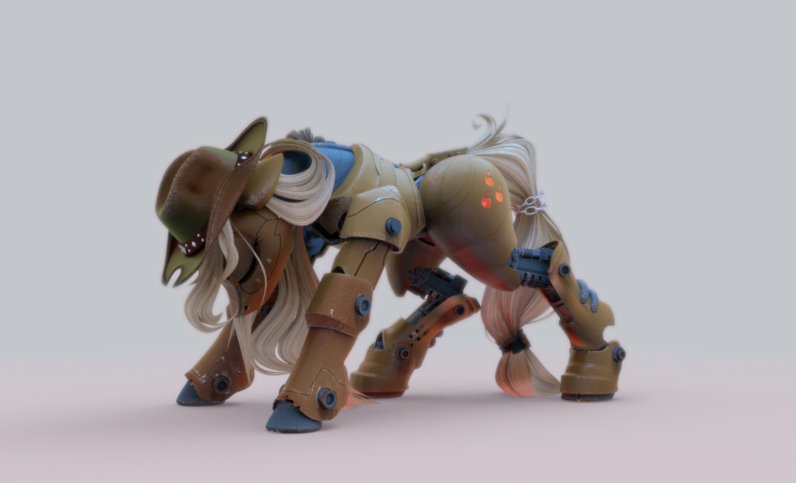 Фигурки[3D] - Моё, My Little Pony, Blender, Длиннопост