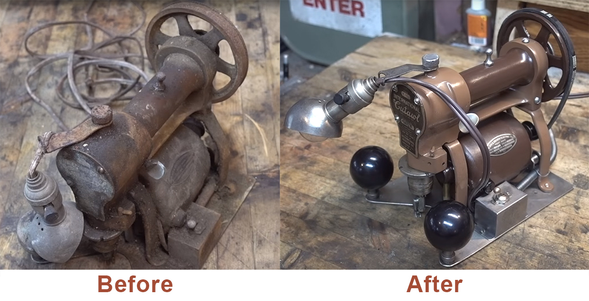 Technopron or cutting machine restoration - Technopron, Reconstruction, Recovery, Antiques, Video