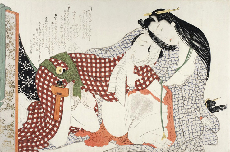 Shunga: A Brief History of Japanese Pornographic Painting - NSFW, Japan, Erotic story, Painting, Story, Longpost, Hand-drawn erotica