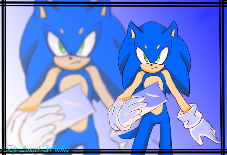 Sonic The Hedgehog & Alex (fan character) - My, Sonic the Hedgehog, Sonic the hedgehog