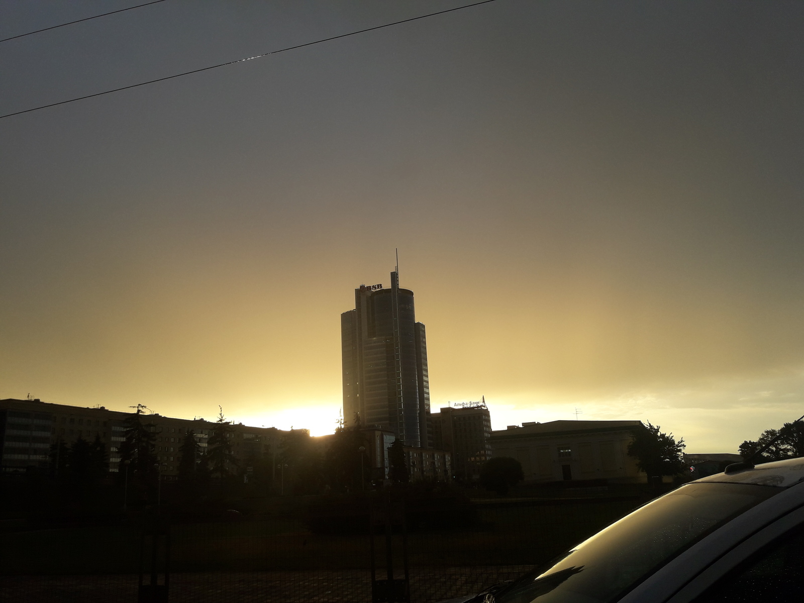 On the way home - My, Minsk, Republic of Belarus, Sky, After the rain, The photo