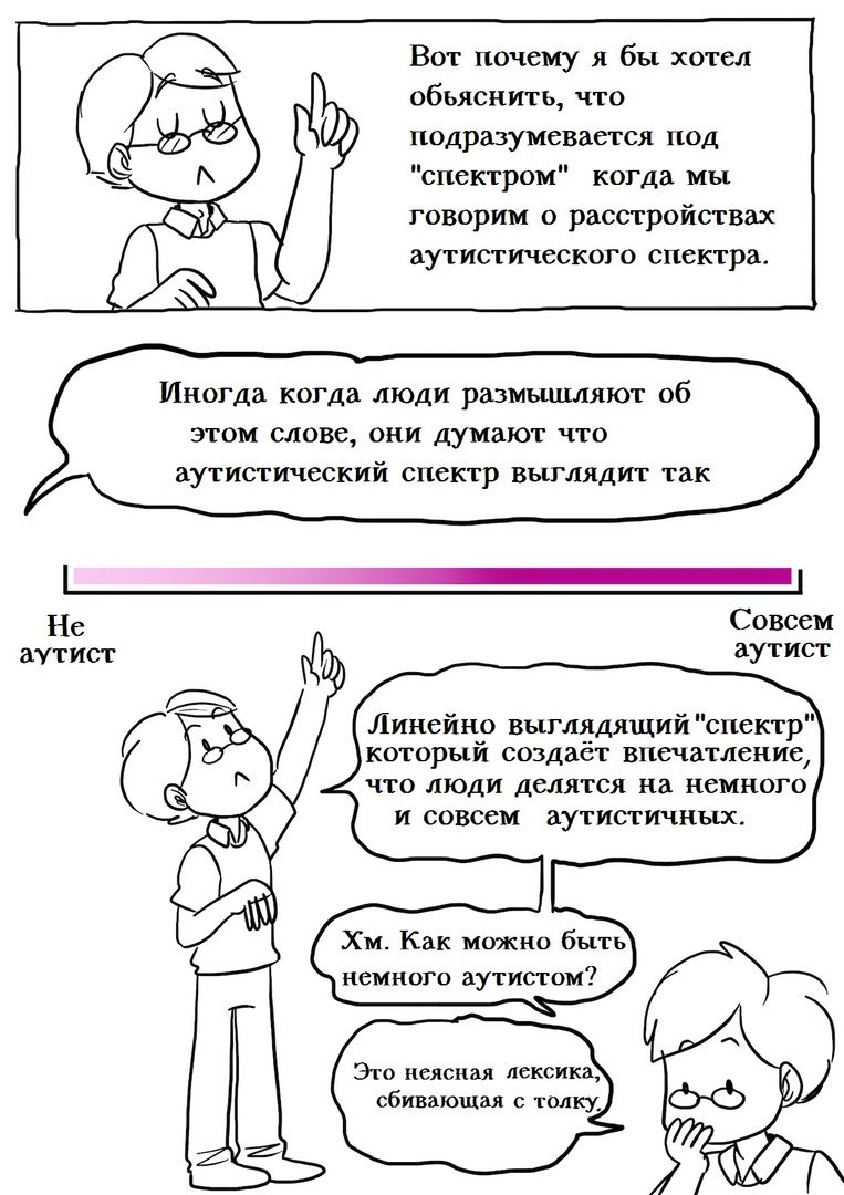 Перевёл комикс, нарисованый аутистом, который помогает получше понять это состояние. - Моё, Аутистические расстройства, Комиксы, Перевод, Психология, Психотерапия, Длиннопост