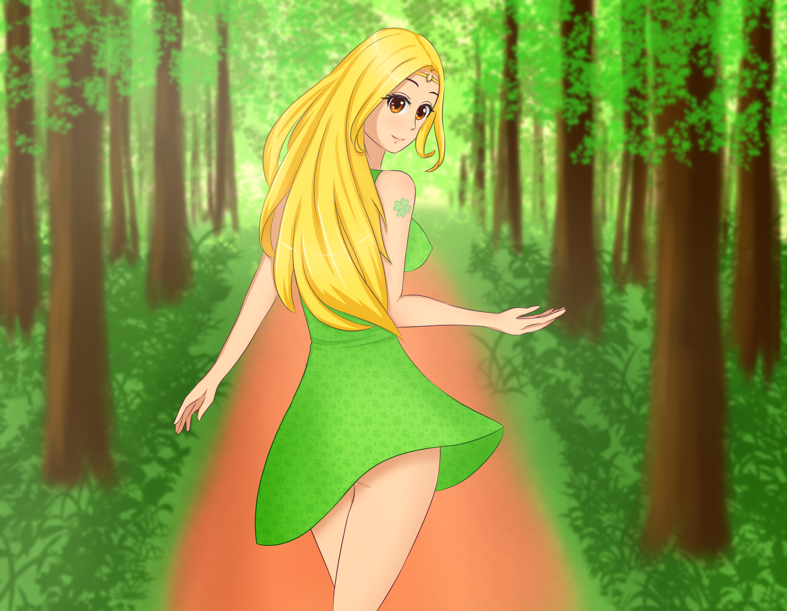 Melodia from HMM3 - My, HOMM III, Melodia, Flamex, Anime, Not anime, Anime art, Fan art