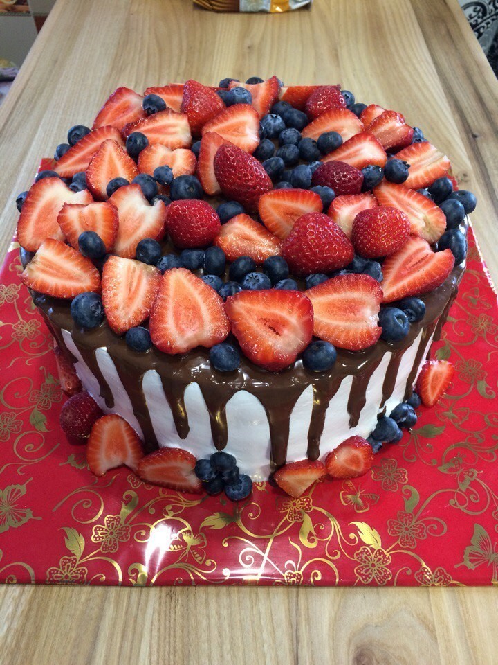 Here's a little more cake - My, Cake, Homemade, , Longpost