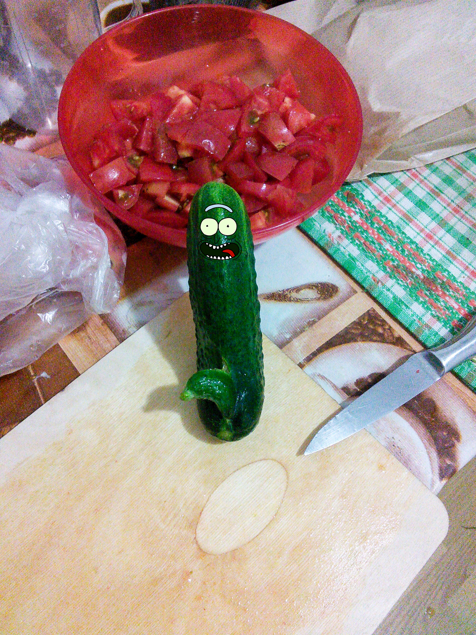 Pickle Rick 2.0 - My, Rick and Morty, Rick, Rick gherkin, Male