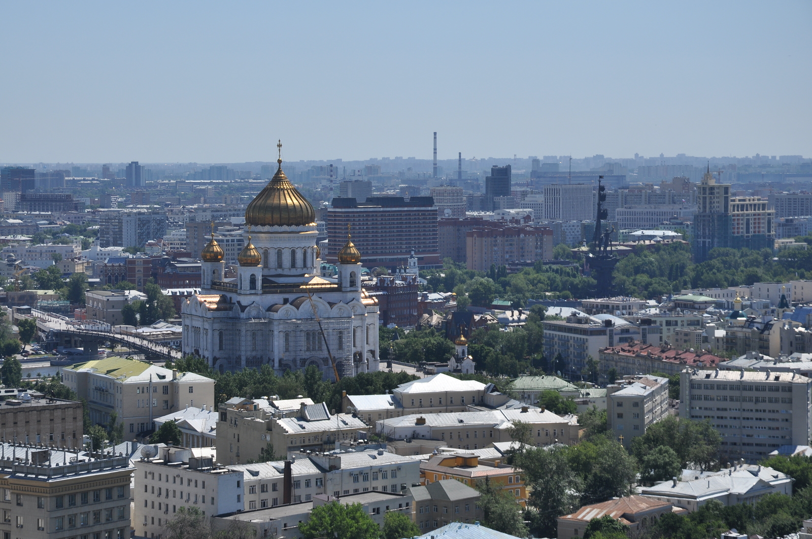 Новый арбат вид с крыши