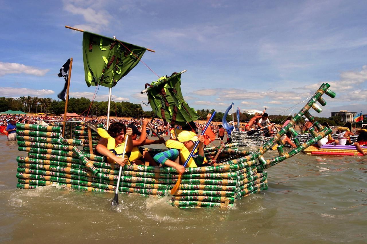 Beer regatta - Beer, Processing, Ecology, Australia, Ecosphere, Regatta, Beer can, Fun, Longpost