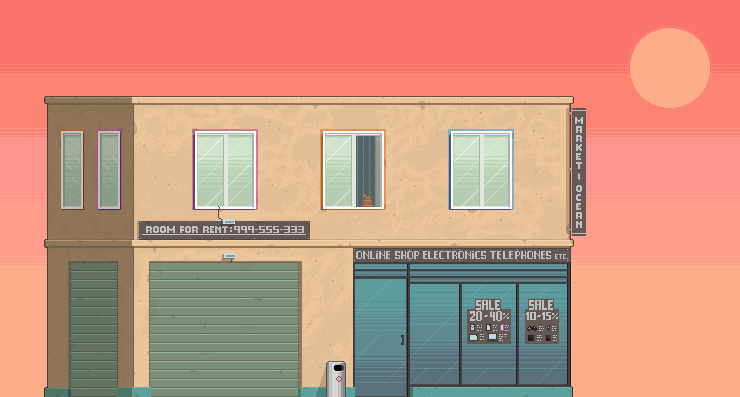 Electronics store. - My, Pixel Art, Pixel, Gamedev