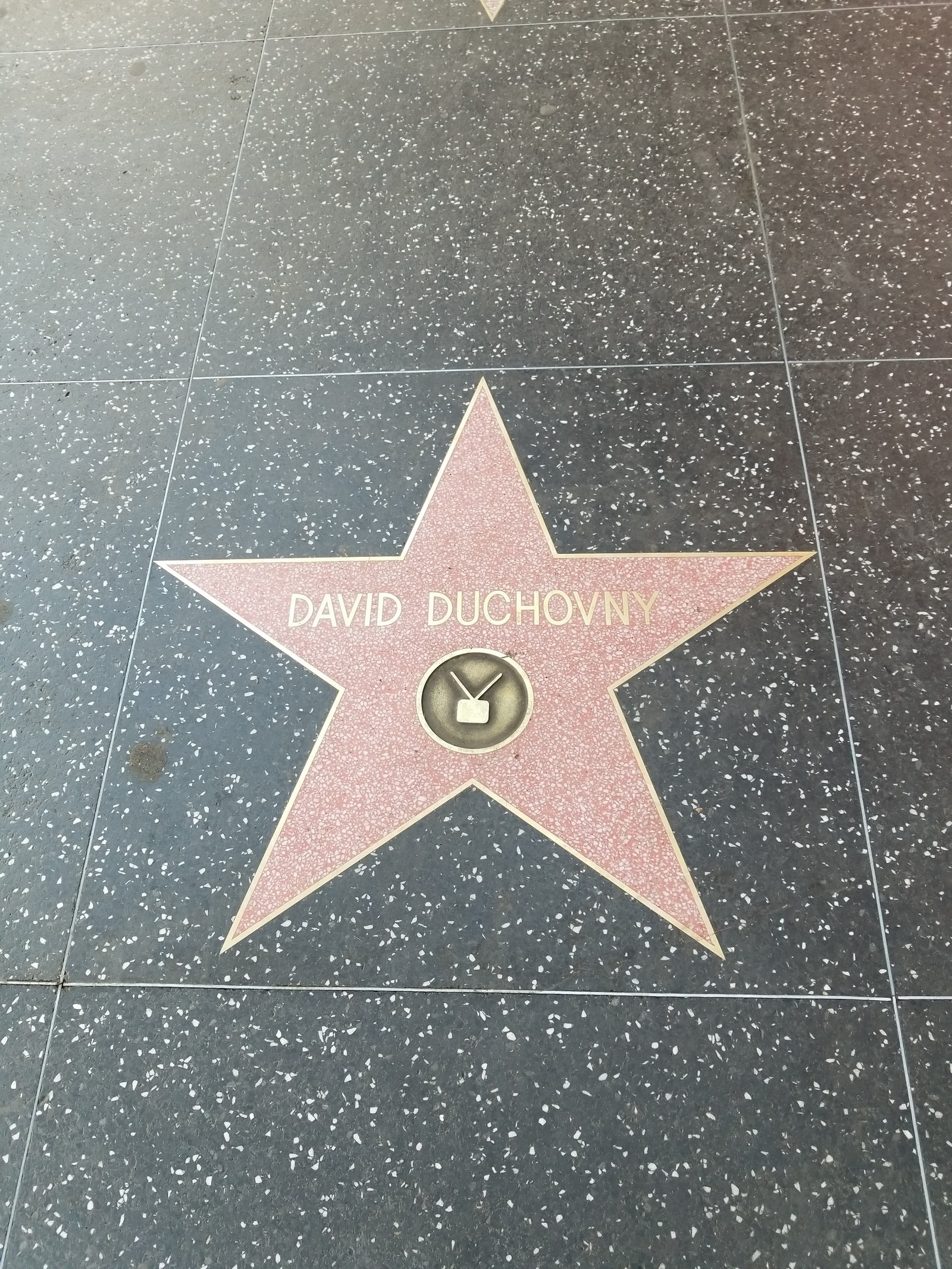 VoDka on Hollywood Avenue of Stars - My, Vodka, David Duchovny, Hollywood, USA, Russia vs USA, Longpost