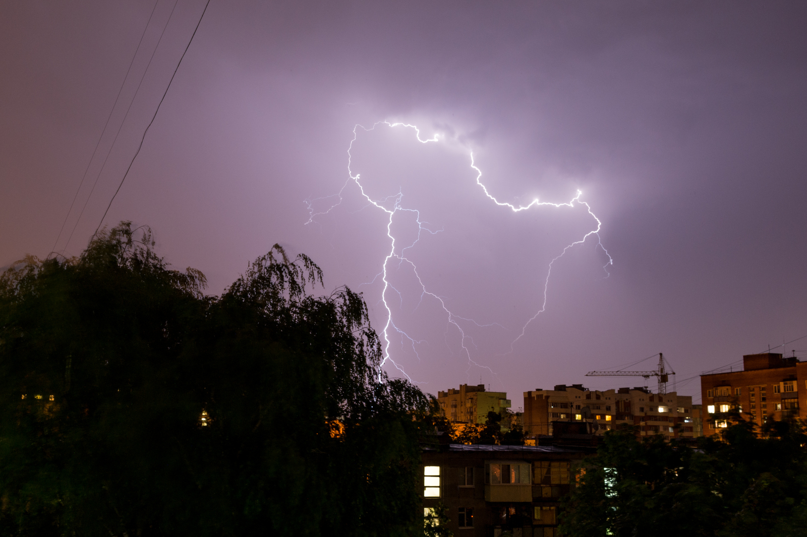 Lightning catcher. First experience. - My, Nikon d7200, Poltava, Thunderstorm, Lightning, Longpost, The photo