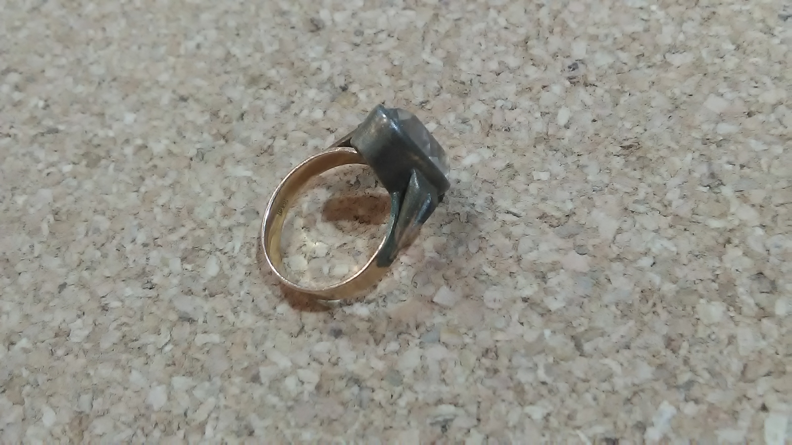 This is what happens when mercury hits a gold ring - My, Jewelry, Repair, Ring, Longpost