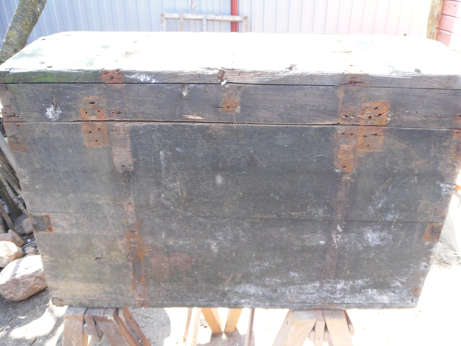 Chest restoration - My, Box, Tree, Old man, With your own hands, , Koufar, , Longpost