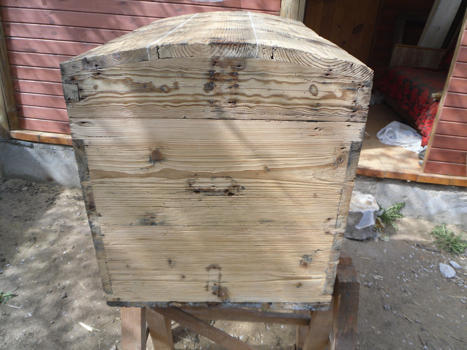 Chest restoration - My, Box, Tree, Old man, With your own hands, , Koufar, , Longpost